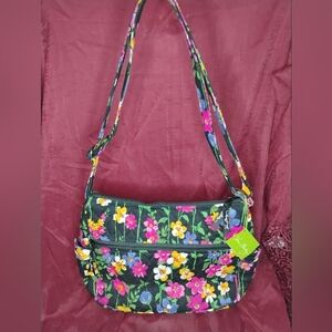 Vera Bradley On The Go Wildflower Garden Floral Bag New, NWT
